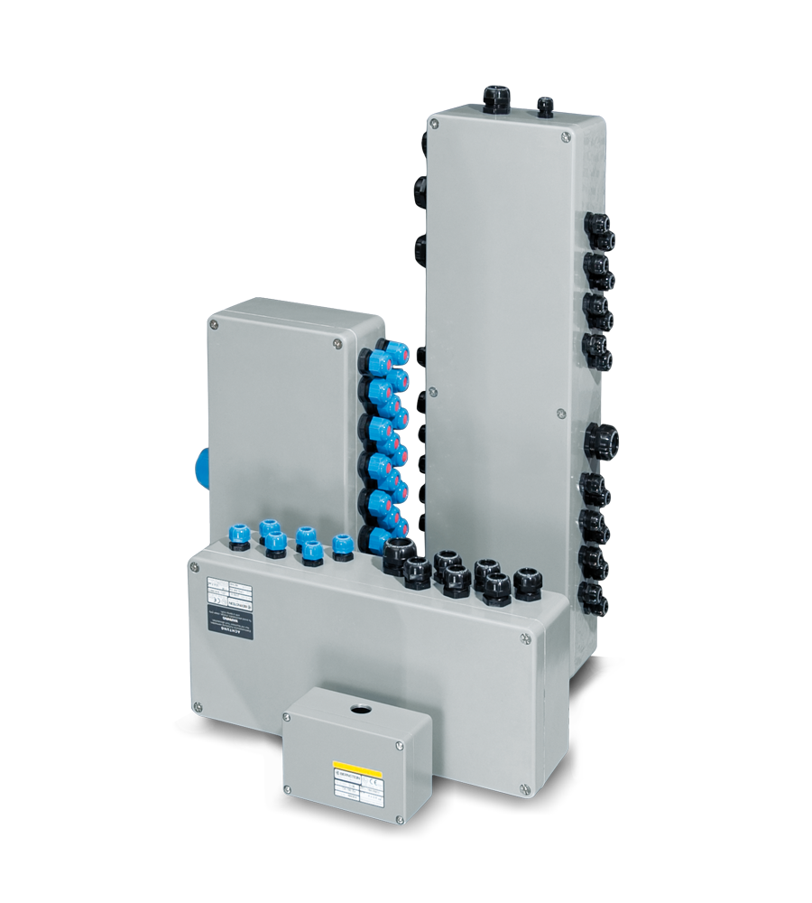 Aluminium Terminal enclosures type CA... Ex